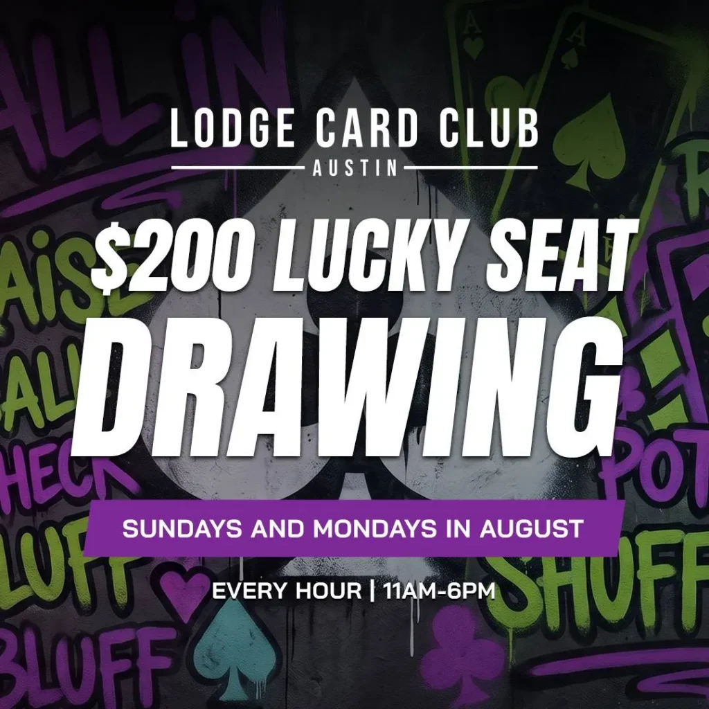 $200 Lucky Seat Drawing