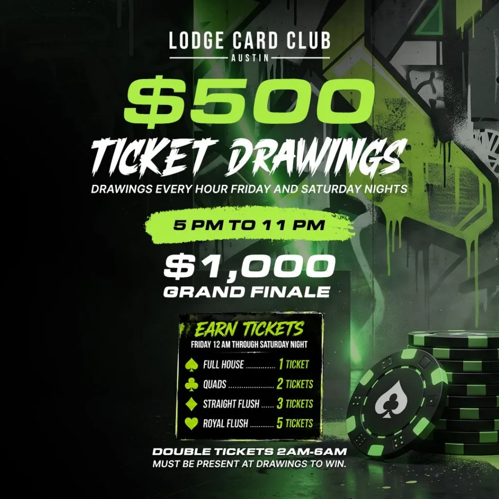 $500 Ticket Drawings