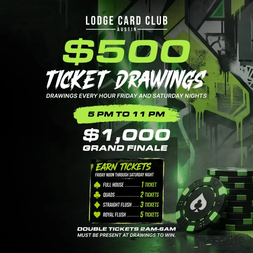 $500 Ticket Drawings