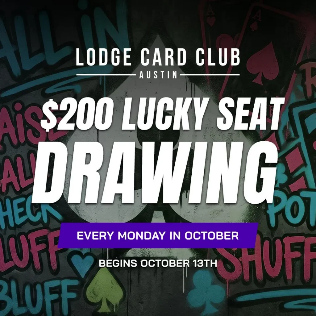 $200 Lucky Seat Drawing